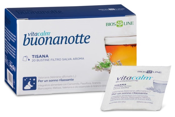 VITACALM BUONANOTTE TISANA 20 BUSTINE - Farmaunclick.it