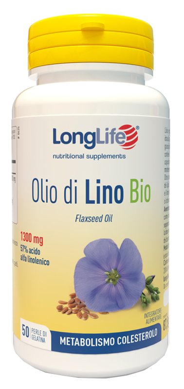 LONGLIFE OLIO DI LINO BIO 50 PERLE - Farmaunclick.it
