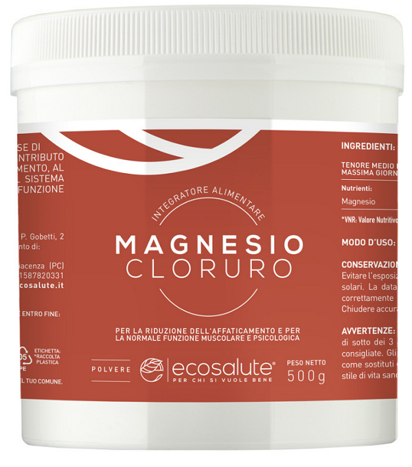 MAGNESIO CLORURO POLVERE 500 G - Farmaunclick.it