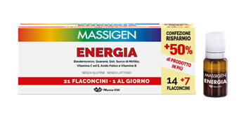 MASSIGEN ENERGIA 21 FLACONCINI DA 10 ML - Farmaunclick.it