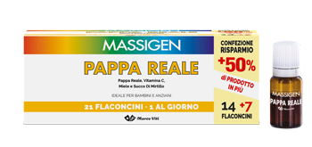MASSIGEN PAPPA REALE 21 FLACONCINI DA 10 ML - Farmaunclick.it