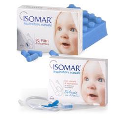 ASPIRATORE NASALE ISOMAR SET + 3 FILTRI OMAGGIO - Farmaunclick.it