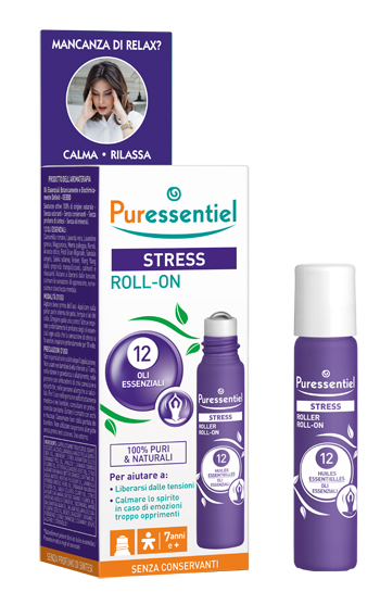 PURESSENTIEL ROLLER SOS STRESS 12 OLI ESSENZIALI 5 ML - Farmaunclick.it