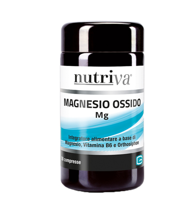 NUTRIVA MAGNESIO OSSIDO GI GROUP 50 COMPRESSE 1 G - Farmaunclick.it
