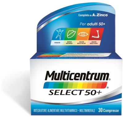 MULTICENTRUM SELECT 50+ 30 COMPRESSE - Farmaunclick.it
