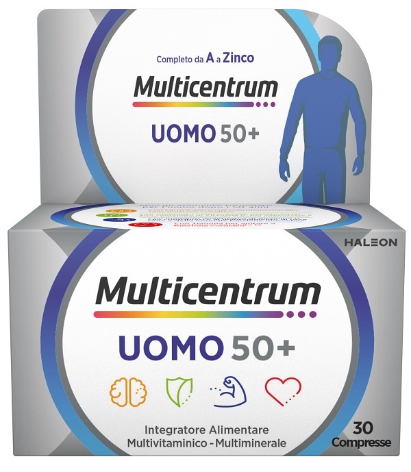 MULTICENTRUM UOMO 50+ 30 COMPRESSE - Farmaunclick.it