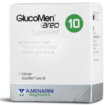 STRISCE GLUCOMEN AREO SENSOR PER ANALISI DEL GLUCOSIO 10 PEZZI - Farmaunclick.it