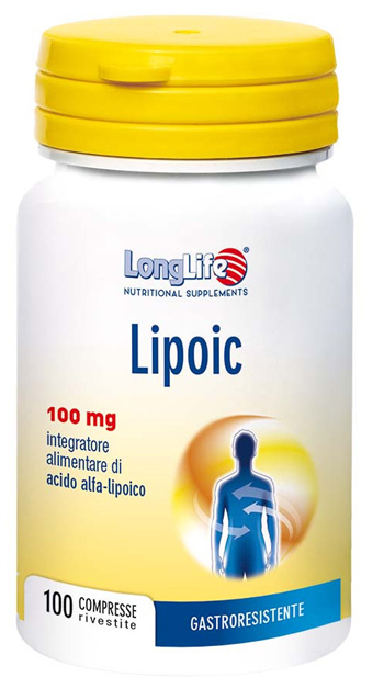 LONGLIFE LIPOIC 100 MG 100 CAPSULE - Farmaunclick.it