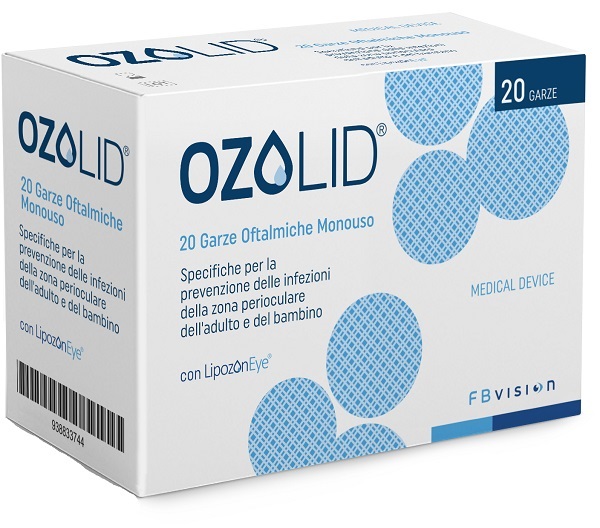 GARZA OZOLID OFTALMICA TNT CON OLIO OZONIZZATO IN FOSFOLIPIDI LIPOZONEYE 20 PEZZI - Farmaunclick.it