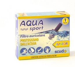 FILTRO AURICOLARE JUNIOR EARPLUG SCUDO AQUASPORT 2 PEZZI - Farmaunclick.it