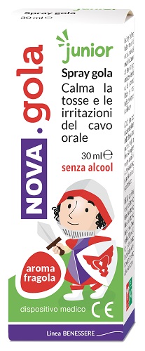 NOVA GOLA SPRAY JUNIOR FRAGOLA 30 ML - Farmaunclick.it