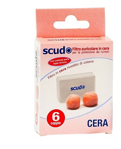 TAPPO AURICOLARE EARPLUG SCUDO IN CERA 6 COPPIE 12 PEZZI ARTICOLO 7EN081 - Farmaunclick.it