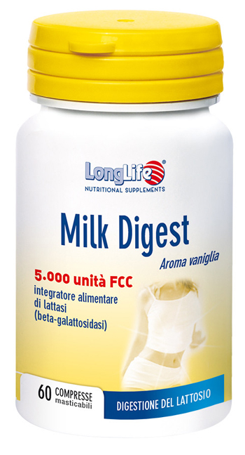 LONGLIFE MILK DIGEST 60 CAPSULE - Farmaunclick.it