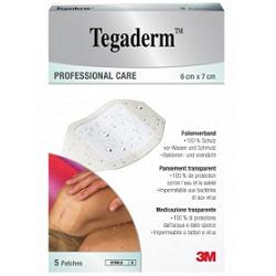 TEGADERM MEDICAZIONE IMPERMEABILE TRASPARENTE 5 PEZZI 6X7 CM - Farmaunclick.it