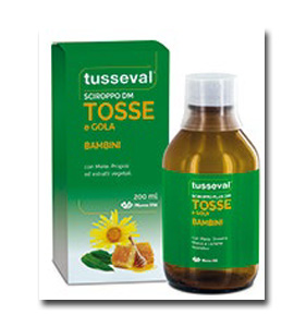 TUSSEVAL SCIROPPO TOSSE BAMBINI 200 ML - Farmaunclick.it