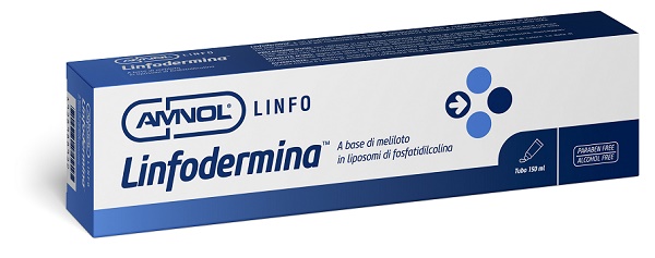 LINFODERMINA TUBO CONTIENE CUMARINA,MELILOTO,LIPOSOMI IN FOSFATIDILCOLINA PER FLEBOLOGIA E LINFOLOGIA - Farmaunclick.it