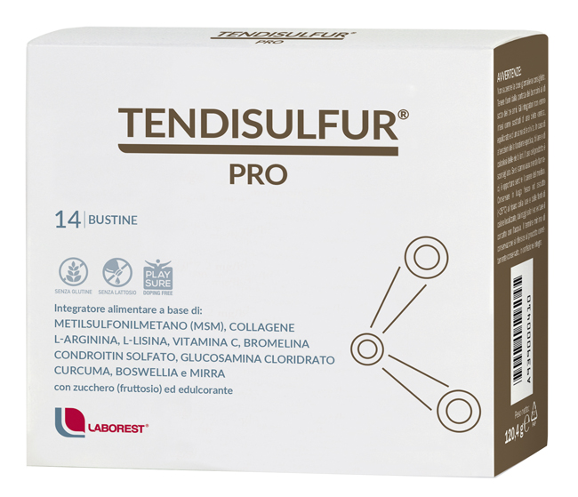 TENDISULFUR PRO 14 BUSTINE DA 8,6G - Farmaunclick.it