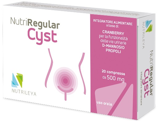 NUTRIREGULAR CYST 20 CAPSULE 500 MG - Farmaunclick.it