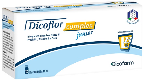 DICOFLOR COMPLEX JUNIOR 12 FLACONI DA 10 ML - Farmaunclick.it