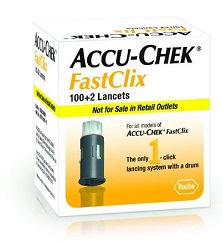 LANCETTE PUNGIDITO ACCU-CHEK FASTCLIX 100 + 2 PEZZI - Farmaunclick.it
