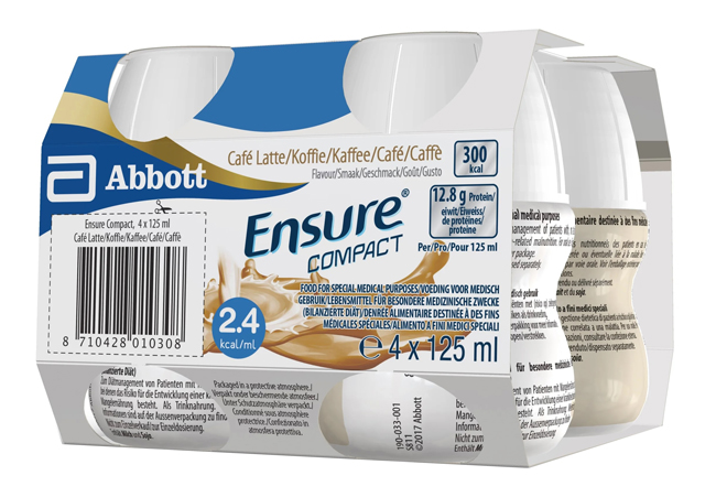 ENSURE COMPACT CAFFE 4 BOTTIGLIE DA 125 ML - Farmaunclick.it