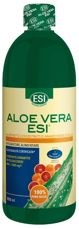 ESI ALOE SUCCO ARANCIA ROSSA 1000 ML - Farmaunclick.it