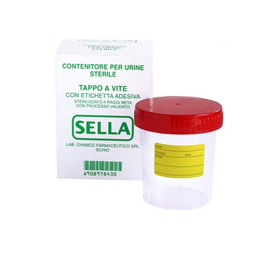 CONTENITORE PER URINA URIN TEST VACUUM STERILE 150ML - Farmaunclick.it