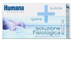 HUMANA SOLUZIONE FISIOLOGICA MONODOSE, 20 FLACONCINI DA 5ML - Farmaunclick.it