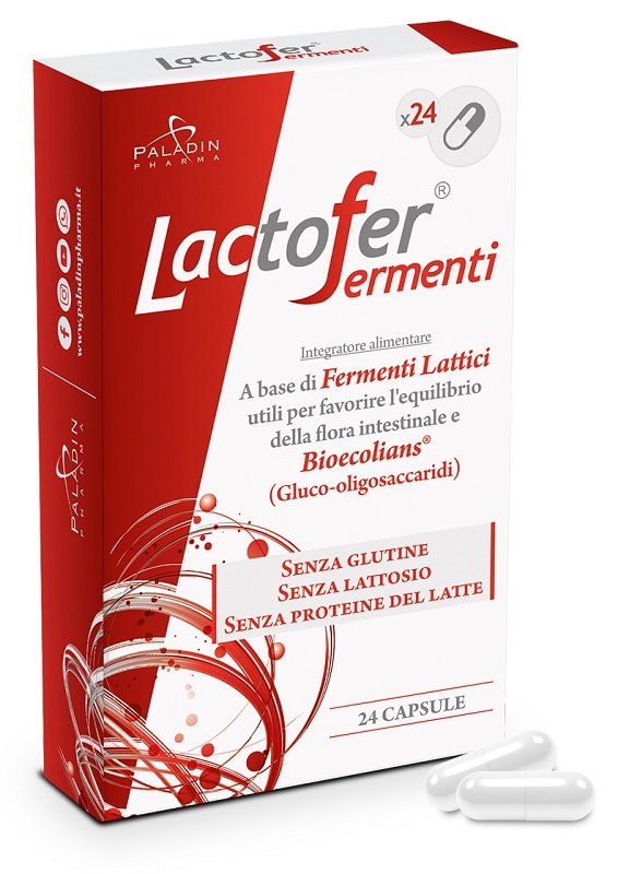 LACTOFER FERMENTI 24 CAPSULE - Farmaunclick.it