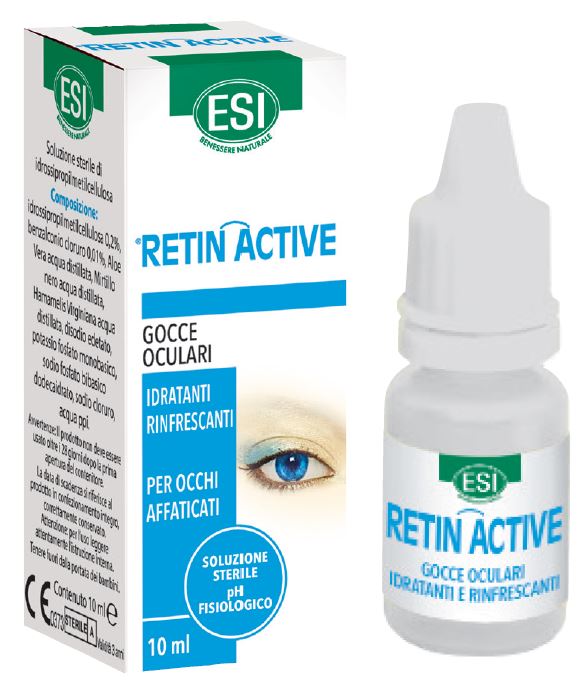 ESI RETIN ACTIVE MIRTILLO GOCCE OCULARI 1 FLACONE 10 ML - Farmaunclick.it