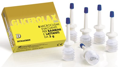 GLICEROLAX BAMBINI E LATTANTI MICROCLISMI EVACUANTI 6 PEZZI X 3 G CONTIENE AMIDO DI RISO - Farmaunclick.it