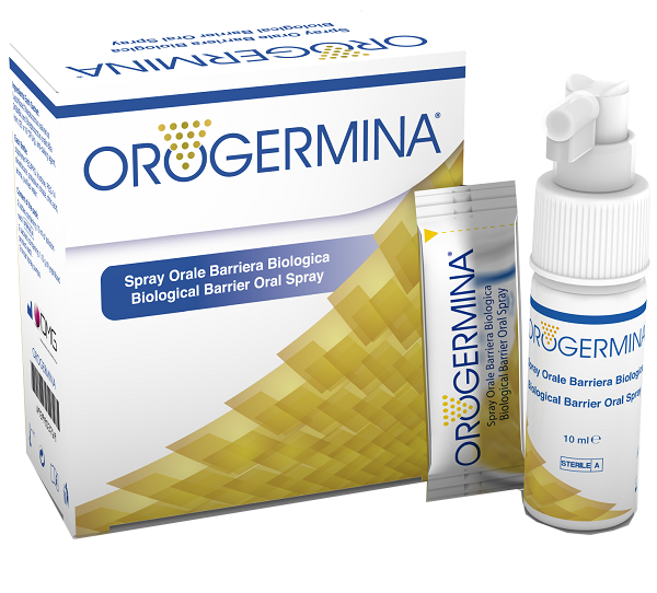 OROGERMINA SPRAY ORALE 2 FLACONI X 10 ML + 2 BUSTINE 1,15 G DI LIOFILIZZATO + 2 NEBULIZZATORI ORALI - Farmaunclick.it