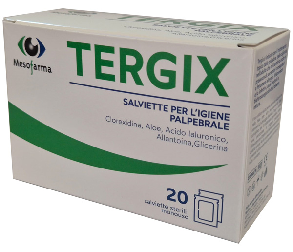 SALVIETTINA MONOUSO STERILI TERGIX PER IL TRATTAMENTO DELLA ZONA PERIOCULARE 20 PEZZI - Farmaunclick.it