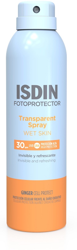 TRANSPARENT SPRAY WET SKIN SPF30 250 ML - Farmaunclick.it