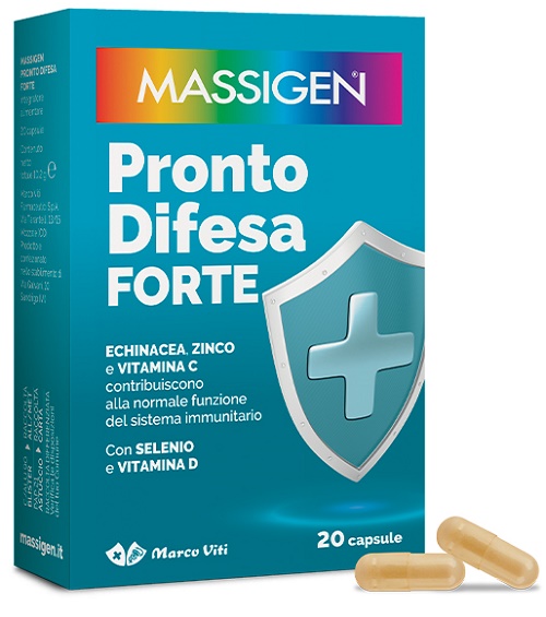MASSIGEN PRONTO DIFESA FORTE 20 CAPSULE - Farmaunclick.it