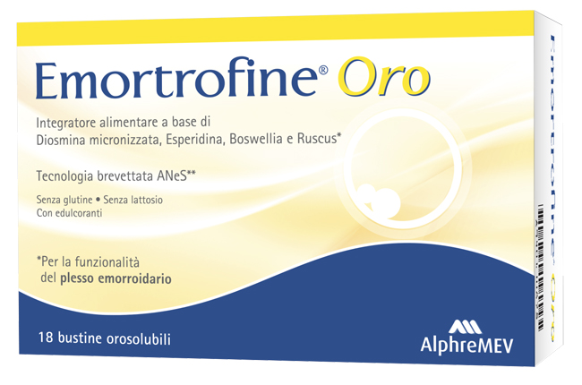 EMORTROFINE ORO 18 BUSTINE DA 3 G - Farmaunclick.it