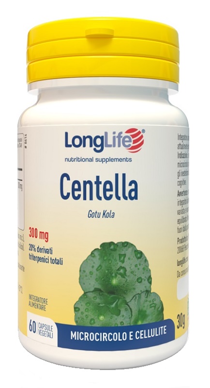 LONGLIFE CENTELLA 20% 60 CAPSULE - Farmaunclick.it