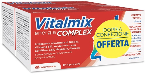 VITALMIX COMPLEX BIPACK 2 CONFEZIONI DA 12 FLACONCINI DA 12 ML - Farmaunclick.it