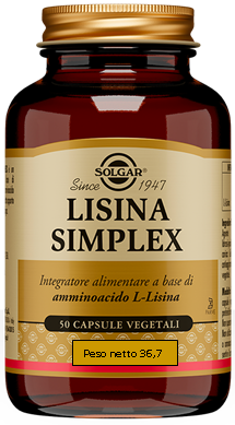 LISINA SIMPLEX 50 CAPSULE VEGETALI - Farmaunclick.it