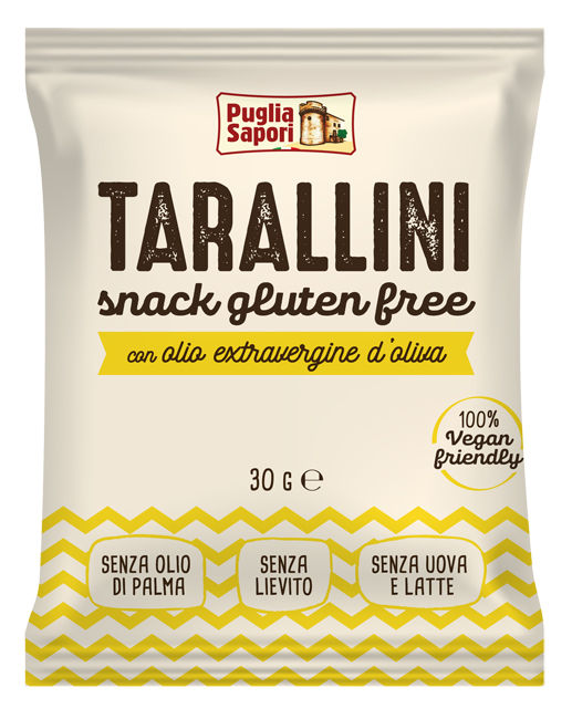 PUGLIA SAPORI TARALLINI OLIO EXTRAVERGINE DI OLIVA 30 G - Farmaunclick.it