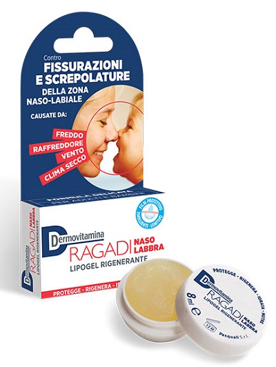 DERMOVITAMINA RAGADI NASO E LABBRA LIPOGEL RIPARATORE 8 ML - Farmaunclick.it