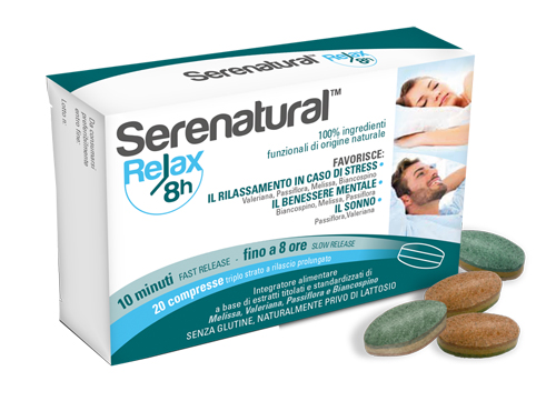 SERENATURAL RELAX 8H 20 COMPRESSE - Farmaunclick.it
