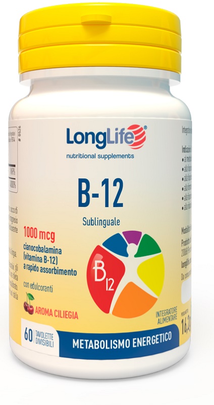 LONGLIFE B12 1000 MCG 60 COMPRESSE - Farmaunclick.it