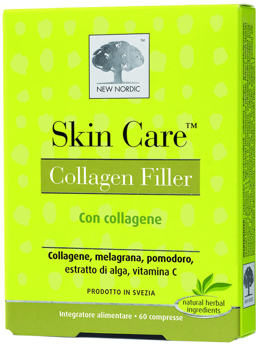 SKIN CARE COLLAGEN FILLER 60 COMPRESSE - Farmaunclick.it
