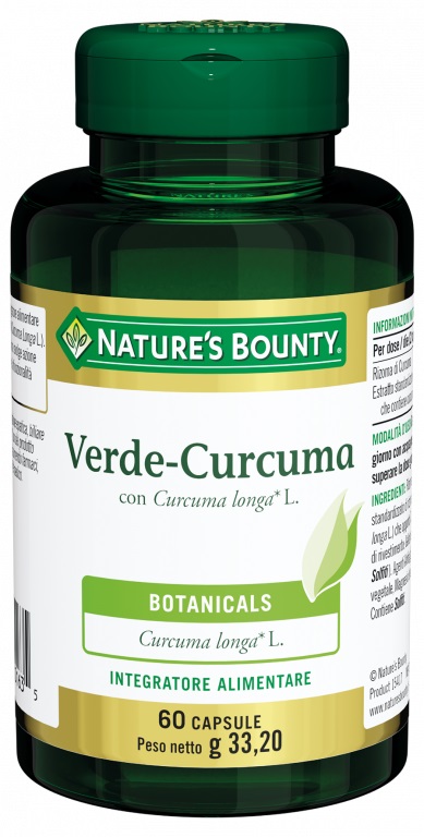 VERDE CURCUMA 60 CAPSULE 33,2 G - Farmaunclick.it
