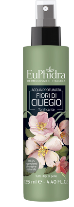 EUPHIDRA ACQUA PROFUMATA CILIEGIO IN FLACONE CON ETICHETTA POMPA SPRAY - Farmaunclick.it