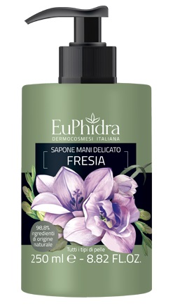 EUPHIDRA SAPONE LIQUIDO MANI FRESIA IN FLACONE CON ETICHETTA DISPENSER - Farmaunclick.it
