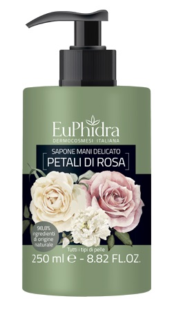 EUPHIDRA SAPONE LIQUIDO MANI ROSA IN FLACONE CON ETICHETTA DISPENSER - Farmaunclick.it