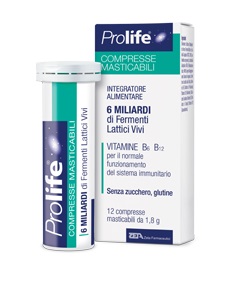 PROLIFE COMPRESSE MASTICABILI INTEGRATORE ALIMENTARE IN TUBETTO CON ASTUCCIO - Farmaunclick.it