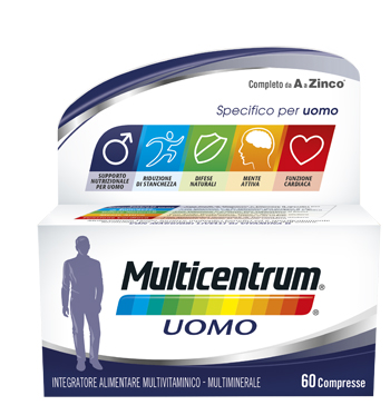 MULTICENTRUM UOMO 60 COMPRESSE - Farmaunclick.it